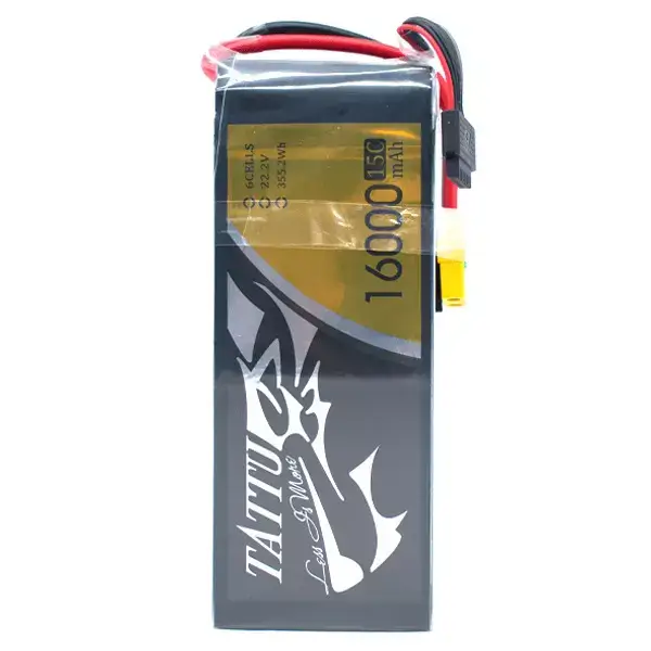Tattu Plus 16000mAh 6S 15C 22.2V Lipo Battery Pack with XT90S - Image 3