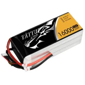 Tattu Plus 16000mAh 6S 15C 22.2V Lipo Battery Pack with XT90S